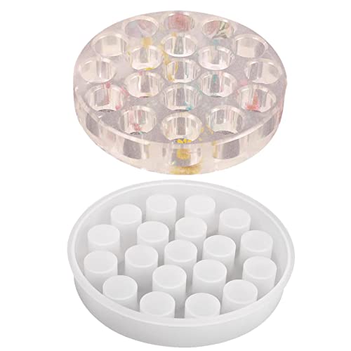 Kerzenhalter-Harzform – Silikon-Lippenstift-Behälter, Gießformen – Silikon-Lippenstift-Behälter, Harzform zur Herstellung von Kerzenhaltern Kerzenhalter-Harzform – Silikon-Lippenstift-Behälter, Gießformen – Silikon-Lippenstift-Behälter, Harzform zur Herstellung von Kerzenhaltern von Anulely