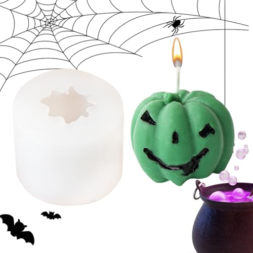 Kürbis-Silikonform, Harzguss, Halloween-Kürbisform, Bastelbedarf, Halloween-Dekorationen, für Wachs, Gips, Epoxidharz, Urlaub, Erntedankfest, Partygeschenke von Anulely