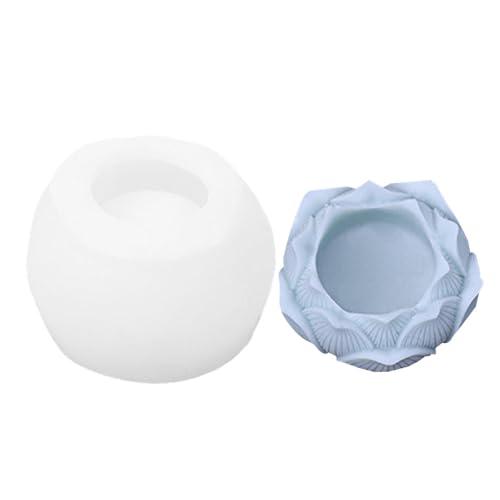 Lotusblumenformen, Silikon-Kerzenformen Blume | -Epoxidharz Wachsschmelzform, Kerze, Tonhandwerk, Seifenstange, Form von Anulely