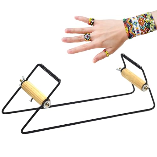Perlenmaschine – Edelstahl-Schmuck-Perleneinfädler – Perlenwebmaschine, handgefertigtes Schmuckherstellungszubehör für Anfänger, Freundschaft, Schule, Zuhause Perlenmaschine – Edelstahl-Schmuck-Perleneinfädler – Perlenwebmaschine, handgefertigtes Schmuckherstellungszubehör für Anfänger, Freundschaft, Schule, Zuhause von Anulely