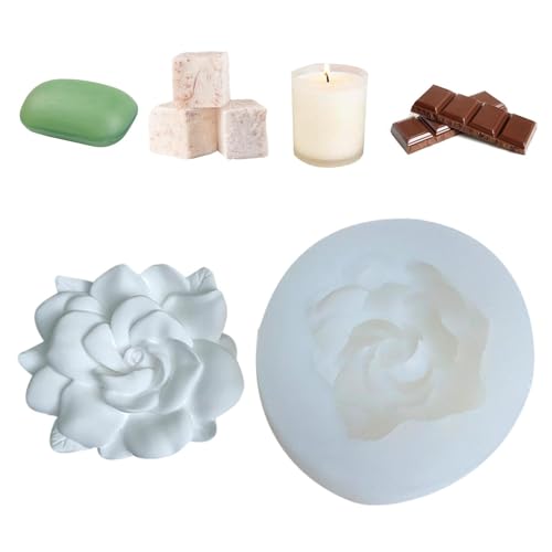 -Schokoladenformen aus Silikon, Gardenien-Blumenformen für Kuchendekoration, Auto-Dekoration, Diffusor, Gips, Schilder, Ornamente, Gießform für Schokolade, Ton, Handwerk -Schokoladenformen aus Silikon, Gardenien-Blumenformen für Kuchendekoration, Auto-Dekoration, Diffusor, Gips, Schilder, Ornamente, Gießform für Schokolade, Ton, Handwerk von Anulely