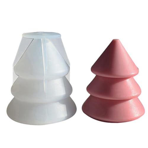 Anulely Silikonform, Weihnachtsbaum Silikonform, Desktop Tannenbaum Ornament Weihnachtsbaum Kerzengießform, Herstellungswerkzeuge Für Dekorationszubehör von Anulely