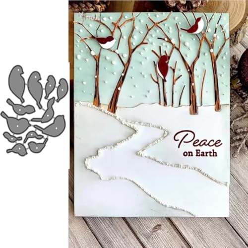 Metall-Stanzformen mit Vogelrahmen, Vogelrahmen, Papierkarten, Stanzschablonen für DIY, Prägung, Kartenherstellung, Buchanhänger, dekorative Papierschablonen, Scrapbooking Metall-Stanzformen mit Vogelrahmen, Vogelrahmen, Papierkarten, Stanzschablonen für DIY, Prägung, Kartenherstellung, Buchanhänger, dekorative Papierschablonen, Scrapbooking von Anxendong