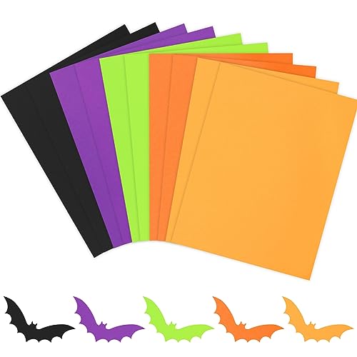 AnyDesign 50 Blatt sortiertes Halloween-Kartonpapier, schwarz, lila, grün, orange, gelb, Scrapbook-Papier für Heimwerker, Halloween, Kartenherstellung, Hokus, Pokus, Party, Geschenk, Bastelbedarf, AnyDesign 50 Blatt sortiertes Halloween-Kartonpapier, schwarz, lila, grün, orange, gelb, Scrapbook-Papier für Heimwerker, Halloween, Kartenherstellung, Hokus, Pokus, Party, Geschenk, Bastelbedarf, von AnyDesign