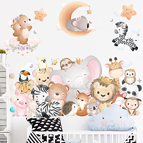 Anyingkai Wandtattoo Babyzimmer Waldtiere,Wandtattoo Kinderzimmer Wald,Wandaufkleber Kinderzimmer Tiere,Wanddeko Kinderzimmer Dschungel,Wandsticker Babyzimmer Tiere,Wandtattoo Dschungel Anyingkai Wandtattoo Babyzimmer Waldtiere,Wandtattoo Kinderzimmer Wald,Wandaufkleber Kinderzimmer Tiere,Wanddeko Kinderzimmer Dschungel,Wandsticker Babyzimmer Tiere,Wandtattoo Dschungel von Anyingkai