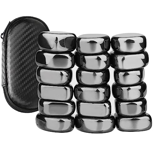 Anzmtosn 18 Set Kühlschrankmagnete - Dekorative Glascabochons Glasmagnete mit Mandala Muster 3D Magnete für Kühlschrank, Magnettafel, Whiteboard, Pinnwand Fidget Magnet Stressabbau Für Home Office von Anzmtosn