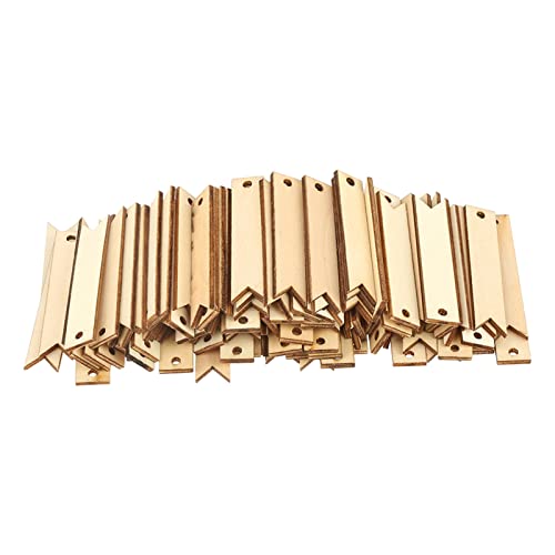 100 Stück Etiketten aus Holz, Farbe Handwerk, aus Holz, für Wand, Hochzeit, Dekoration, Basteln 100 Stück Etiketten aus Holz, Farbe Handwerk, aus Holz, für Wand, Hochzeit, Dekoration, Basteln von Aoaoy