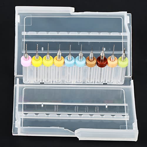 Aoaoy 10 Stück 0,1 – 1,0 mm Wolframkarbid Mikrobohrer Bits Set Tool für PCB Drucker Schaltkreise Karbide Aoaoy 10 Stück 0,1 – 1,0 mm Wolframkarbid Mikrobohrer Bits Set Tool für PCB Drucker Schaltkreise Karbide von Aoaoy