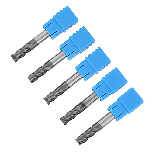 Aoaoy 5 Stück Tungsten Carbide 4 Flöte End Mill CNC Milling Cutter 6 mm Durchmesser x 50 mm Länge 6 Schneiden Schneiden Mühle Cuttg von Aoaoy