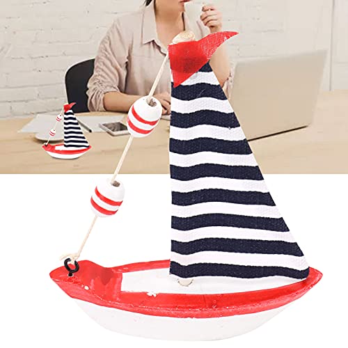 Aoaoy Modell Segelboot, Mini-Modell Segelboot aus Holz, dekorativ, Dekoration für Büro, Segelboot, für Heimdekoration von Aoaoy