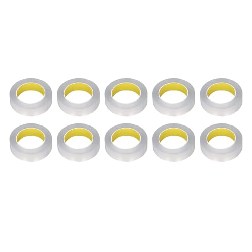 Aoaoy Packung mit 10 transparenten doppelseitigen Acryl-Klebebändern, 0,1 mm dick, ideal zum Anbringen von Fotos und Postern von Aoaoy
