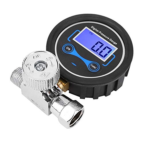 Luftdruckmessgerät, Reifendruckmessgerät, Druckmessgerät, Druckluftventil, digitales Manometer zur Regulierung der Pistole Luftdruckmessgerät, Reifendruckmessgerät, Druckmessgerät, Druckluftventil, digitales Manometer zur Regulierung der Pistole von Aoaoy