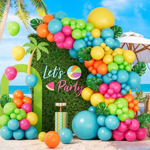 Sommer Tropical Balloon Arch Garland Kit von AobkDeco