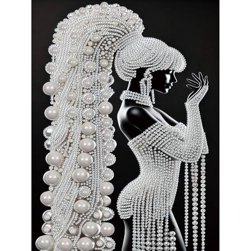 Aodejoy 5D Diamond Painting Elegante Damen, Diamond Painting Bilder Erwachsene, Teilweise Spezialform Bohrung DIY Diamant Kunst Malerei Home Wand Dekor 30x40cm-#1 Aodejoy 5D Diamond Painting Elegante Damen, Diamond Painting Bilder Erwachsene, Teilweise Spezialform Bohrung DIY Diamant Kunst Malerei Home Wand Dekor 30x40cm-#1 von Aodejoy
