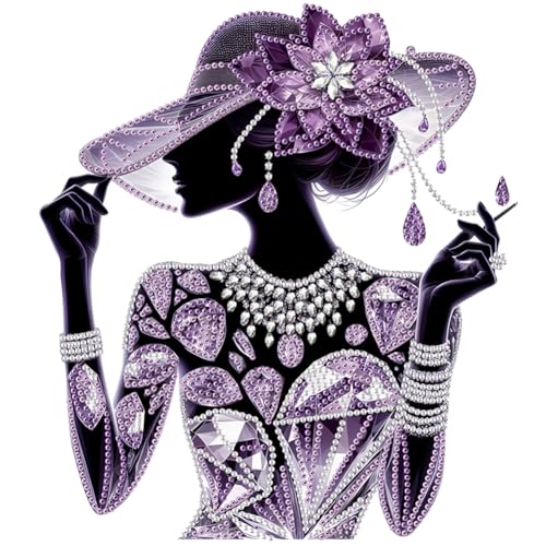Aodejoy 5D Diamond Painting Set Elegante Damen Diamant Painting Bilder Diamond Art Erwachsene DIY Diamant Kunst Malerei Set Home Wand Dekor 30x30cm-#4 Aodejoy 5D Diamond Painting Set Elegante Damen Diamant Painting Bilder Diamond Art Erwachsene DIY Diamant Kunst Malerei Set Home Wand Dekor 30x30cm-#4 von Aodejoy