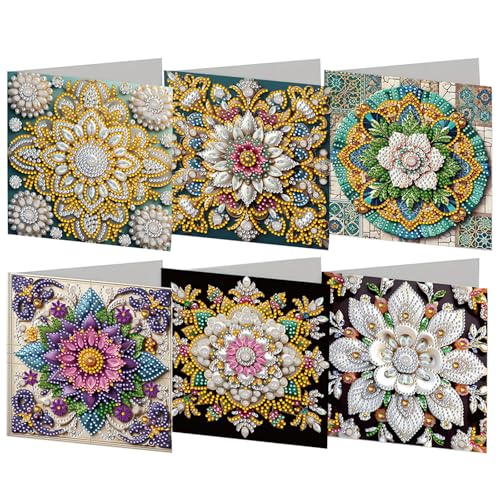 Aodejoy 6-teiliges DIY 5D Diamond Painting Grußkarte Blumen Schmetterling Diamant Malerei Karten Geburtstag Karte Weihnachtskarte Geschenkkarte mit Umschlag fuer Weihnachten Erntedankfest-K087 Aodejoy 6-teiliges DIY 5D Diamond Painting Grußkarte Blumen Schmetterling Diamant Malerei Karten Geburtstag Karte Weihnachtskarte Geschenkkarte mit Umschlag fuer Weihnachten Erntedankfest-K087 von Aodejoy