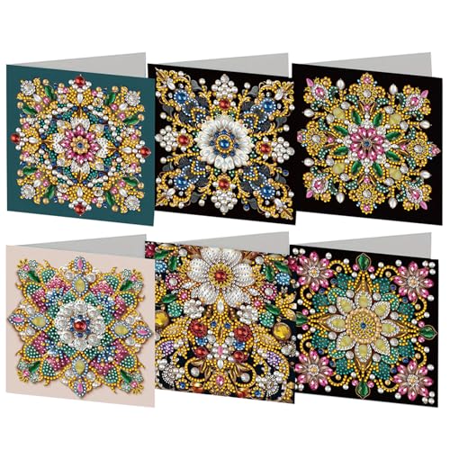 Aodejoy 6-teiliges DIY 5D Diamond Painting Grußkarte Blumen Schmetterling Diamant Malerei Karten Geburtstag Karte Weihnachtskarte Geschenkkarte mit Umschlag fuer Weihnachten Erntedankfest-K089 Aodejoy 6-teiliges DIY 5D Diamond Painting Grußkarte Blumen Schmetterling Diamant Malerei Karten Geburtstag Karte Weihnachtskarte Geschenkkarte mit Umschlag fuer Weihnachten Erntedankfest-K089 von Aodejoy