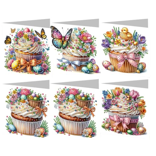 Aodejoy 6er Set Diamond Painting Geburtstagskarte Set Muttertag Motive Diamond Painting Karten mit Umschlag Segensgrußkarte Feiertagskarten Diamant Malerei Geschenk für Freunde,Familieie-#1 Aodejoy 6er Set Diamond Painting Geburtstagskarte Set Muttertag Motive Diamond Painting Karten mit Umschlag Segensgrußkarte Feiertagskarten Diamant Malerei Geschenk für Freunde,Familieie-#1 von Aodejoy