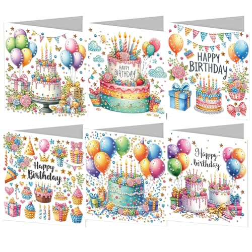 Aodejoy 6er Set Diamond Painting Muttertagskarten Grußkarten Set Blumen Diamond Painting Karten Geburtstagskarte Dankeskarte Segensgrußkarte Feiertagskarten Diamant Malerei Geschenk-Geburtstag Aodejoy 6er Set Diamond Painting Muttertagskarten Grußkarten Set Blumen Diamond Painting Karten Geburtstagskarte Dankeskarte Segensgrußkarte Feiertagskarten Diamant Malerei Geschenk-Geburtstag von Aodejoy