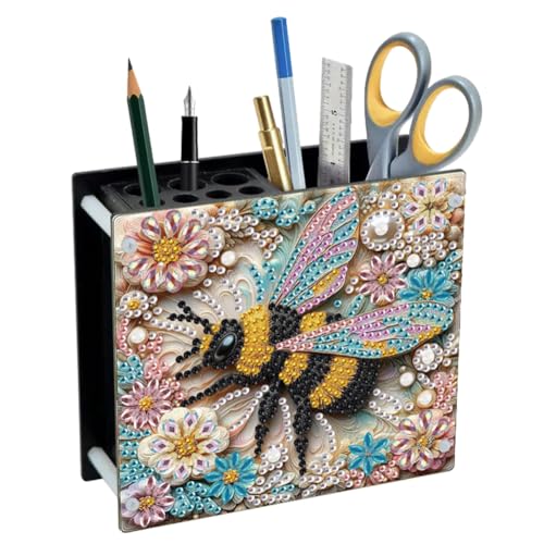 Aodejoy Büro Schreibtisch Organizer-Diamond Painting Stiftehalter Bleistifthalter Stifte Organizer Stiftebox Stifteköcher Desktop-Schreibtisch-Zubehör Bürobedarf Geschenke zur Abschlusszeit-Biene Aodejoy Büro Schreibtisch Organizer-Diamond Painting Stiftehalter Bleistifthalter Stifte Organizer Stiftebox Stifteköcher Desktop-Schreibtisch-Zubehör Bürobedarf Geschenke zur Abschlusszeit-Biene von Aodejoy