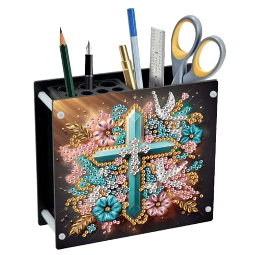Aodejoy Büro Schreibtisch Organizer-Diamond Painting Stiftehalter Bleistifthalter Stifte Organizer Stiftebox Stifteköcher Desktop-Schreibtisch-Zubehör Bürobedarf Geschenke zur Abschlusszeit-Kreuz Aodejoy Büro Schreibtisch Organizer-Diamond Painting Stiftehalter Bleistifthalter Stifte Organizer Stiftebox Stifteköcher Desktop-Schreibtisch-Zubehör Bürobedarf Geschenke zur Abschlusszeit-Kreuz von Aodejoy