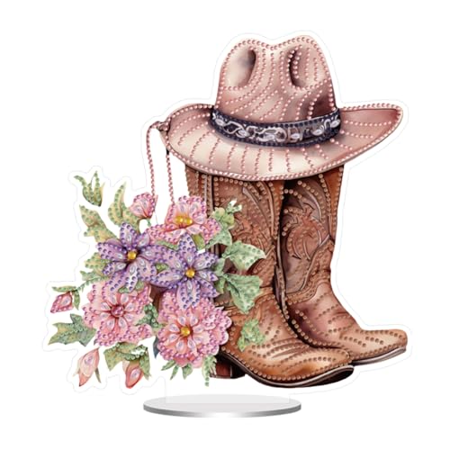 Aodejoy DIY Diamant Malerei Schreibtisch Kit für Erwachsene, Tisch Diamant Kunst Ornament Kit, Diamond Painting Aufsteller Bastelset,Tisch Deko für Schlafzimmer Wohnzimmer-Western-Cowboy Aodejoy DIY Diamant Malerei Schreibtisch Kit für Erwachsene, Tisch Diamant Kunst Ornament Kit, Diamond Painting Aufsteller Bastelset,Tisch Deko für Schlafzimmer Wohnzimmer-Western-Cowboy von Aodejoy