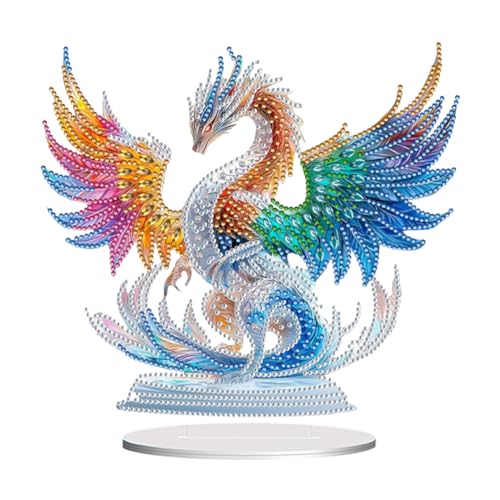 Aodejoy Diamond Painting Aufsteller, Tiere Diamond Painting, DIY diamond painting tischdeko, 5d Diamant-Painting zum Aufstellen Geschenk Mädchen-Drache 2 Aodejoy Diamond Painting Aufsteller, Tiere Diamond Painting, DIY diamond painting tischdeko, 5d Diamant-Painting zum Aufstellen Geschenk Mädchen-Drache 2 von Aodejoy
