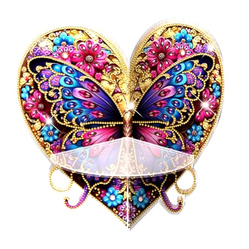 Aodejoy Diamond Painting Eckregal Wandhalterung Set,Schmetterling Acryl Ecke schwimmende Regale,Ecke Wand Organizer Regal für Badezimmer,Küche,Schlafzimmer,Wohnzimmer,Esszimmer,Büro-#2 Aodejoy Diamond Painting Eckregal Wandhalterung Set,Schmetterling Acryl Ecke schwimmende Regale,Ecke Wand Organizer Regal für Badezimmer,Küche,Schlafzimmer,Wohnzimmer,Esszimmer,Büro-#2 von Aodejoy