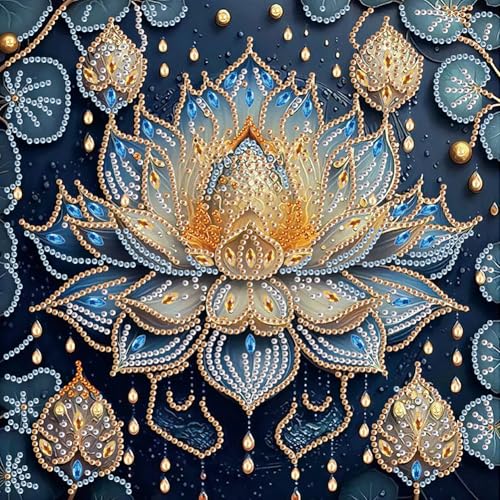 Aodejoy Diamond Painting Erwachsene, Diamant Painting Bilder Lotus Blumen, Daiments Painting Bastelset Geeignet Als Geschenk, Zur Entspannung und Als Wanddeko 30x30cm-#2 Aodejoy Diamond Painting Erwachsene, Diamant Painting Bilder Lotus Blumen, Daiments Painting Bastelset Geeignet Als Geschenk, Zur Entspannung und Als Wanddeko 30x30cm-#2 von Aodejoy