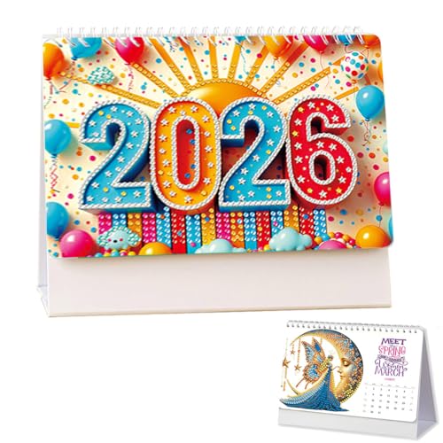 Aodejoy Diamond Painting Kalender 2026,Diamantmalerei Tischkalender zum Aufstellen,Diamant Malerei Weihnachten Schreibtisch Kalender,Jan 2026 - Dez,12 Monatskalender,Geschenk -Fee Aodejoy Diamond Painting Kalender 2026,Diamantmalerei Tischkalender zum Aufstellen,Diamant Malerei Weihnachten Schreibtisch Kalender,Jan 2026 - Dez,12 Monatskalender,Geschenk -Fee von Aodejoy