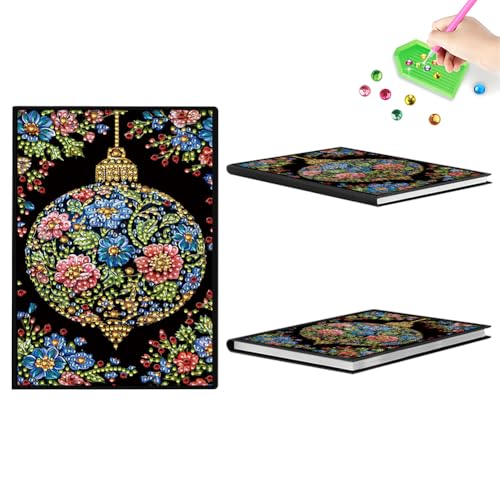 Aodejoy Diamond Painting Notizbuch,Diamond Painting A5 Blank Notizbuch Weihnachten,Bastelset Mädchen,Geburtstag sgeschenk für Mädchen Tagebuch Geschenk-Blumen Aodejoy Diamond Painting Notizbuch,Diamond Painting A5 Blank Notizbuch Weihnachten,Bastelset Mädchen,Geburtstag sgeschenk für Mädchen Tagebuch Geschenk-Blumen von Aodejoy