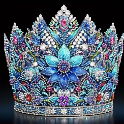 Aodejoy Diamond Painting Set für Erwachsene-Krone Diamond Painting Kits,5D Diamant Malerei Set,DIY Diamantmalerei Basteln Bilder Arts als Geschenk für Home Wand Décor 30x30cm-#1 Aodejoy Diamond Painting Set für Erwachsene-Krone Diamond Painting Kits,5D Diamant Malerei Set,DIY Diamantmalerei Basteln Bilder Arts als Geschenk für Home Wand Décor 30x30cm-#1 von Aodejoy