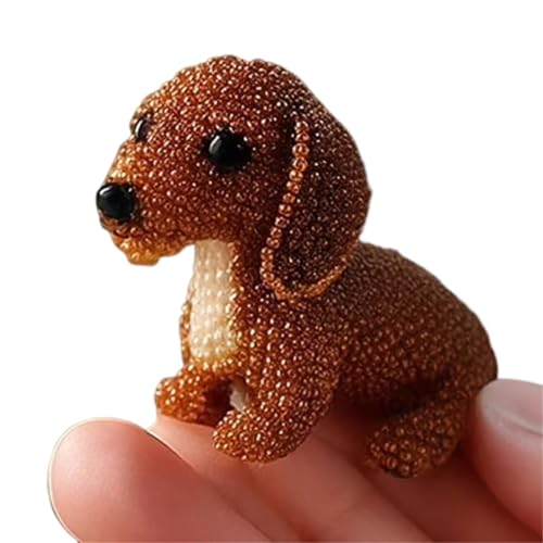 Aodejoy Dog Bead Embroidery Kit,Dackel Perlenstickset,5D Stickset mit Meerestieren,DIY-Stickzubehör zum Hund Ozean mit Anleitung,als Geschenk für Bastelfreunde und Heimdeko (Dackel) von Aodejoy