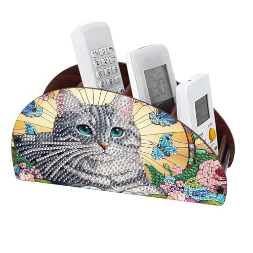 Aodejoy Fernbedienungshalter Diamond Painting,Holz Schreibtisch-Organizer,Halterung für TV, DVD,4K Stick Bluray Fernbedienungen,Make-up-Pinsel Aufbewahrung Organizer für Stifte Tisch Nachttisch-#1 Aodejoy Fernbedienungshalter Diamond Painting,Holz Schreibtisch-Organizer,Halterung für TV, DVD,4K Stick Bluray Fernbedienungen,Make-up-Pinsel Aufbewahrung Organizer für Stifte Tisch Nachttisch-#1 von Aodejoy