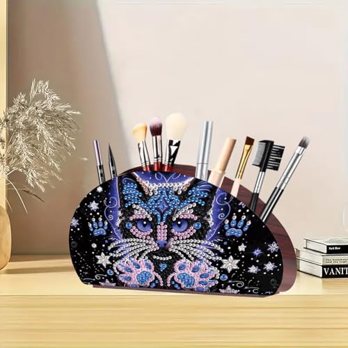 Aodejoy Fernbedienungshalter Diamond Painting,Holz Schreibtisch-Organizer,Halterung für TV, DVD,4K Stick Bluray Fernbedienungen,Make-up-Pinsel Aufbewahrung Organizer für Stifte Tisch Nachttisch-#3 Aodejoy Fernbedienungshalter Diamond Painting,Holz Schreibtisch-Organizer,Halterung für TV, DVD,4K Stick Bluray Fernbedienungen,Make-up-Pinsel Aufbewahrung Organizer für Stifte Tisch Nachttisch-#3 von Aodejoy