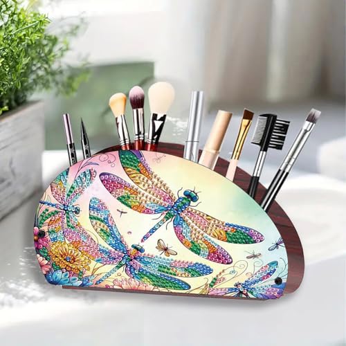 Aodejoy Fernbedienungshalter Diamond Painting,Schreibtisch-Organizer,Halterung für TV, DVD,4K Stick Bluray Fernbedienungen,Make-up-Pinsel Aufbewahrung Organizer für Stifte Tisch Nachttisch-Libelle Aodejoy Fernbedienungshalter Diamond Painting,Schreibtisch-Organizer,Halterung für TV, DVD,4K Stick Bluray Fernbedienungen,Make-up-Pinsel Aufbewahrung Organizer für Stifte Tisch Nachttisch-Libelle von Aodejoy
