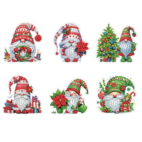 Diamond Painting Weihnachten Deko Kühlschrank Magnete,Diamant Malerei Kühlschrankmagnet Aufkleber,DIY Diamant Painting Aufkleber für Kühlschrank Whiteboards, Auto, Briefkasten Deko-wichtel Diamond Painting Weihnachten Deko Kühlschrank Magnete,Diamant Malerei Kühlschrankmagnet Aufkleber,DIY Diamant Painting Aufkleber für Kühlschrank Whiteboards, Auto, Briefkasten Deko-wichtel von Aodejoy