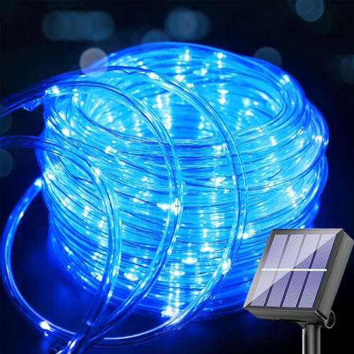 Solar Lichtschlauch Lichterkette Außen 10m 100LEDs Wetterfest Solar Lichterkette Seilleuchten mit 8 Modi LED Schlauch Lichterketten für Garten Terasse Hochzeit Party und Weihnachten Solar Lichtschlauch Lichterkette Außen 10m 100LEDs Wetterfest Solar Lichterkette Seilleuchten mit 8 Modi LED Schlauch Lichterketten für Garten Terasse Hochzeit Party und Weihnachten von Aofonchy