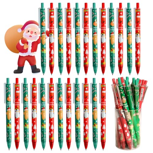 Aohcae 24 Stück Weihnachten Kugelschreiber, Weihnachts Kugelschreiber Weihnachtsstifte Kinder Stifte Weihnachten Gastgeschenke Weihnachten Aohcae 24 Stück Weihnachten Kugelschreiber, Weihnachts Kugelschreiber Weihnachtsstifte Kinder Stifte Weihnachten Gastgeschenke Weihnachten von Aohcae