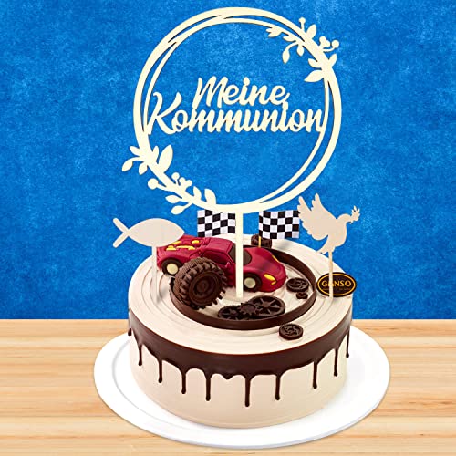 Aohcae Cake Topper Kommunion, Zur Taufe Cake Topper,Tortendeko Taube Fisch kommunion deko tortendeko kommunion für Junge Mädchen Aohcae Cake Topper Kommunion, Zur Taufe Cake Topper,Tortendeko Taube Fisch kommunion deko tortendeko kommunion für Junge Mädchen von Aohcae