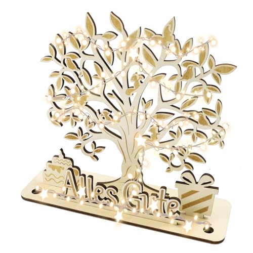 Aohcae Lebensbaum Geschenk, Holz Geschenk mit LED, Geschenkverpackung für besondere Anlässe, Lebensbaum Deko,Für Geburtstag, Hochzeit & Ruhestand Aohcae Lebensbaum Geschenk, Holz Geschenk mit LED, Geschenkverpackung für besondere Anlässe, Lebensbaum Deko,Für Geburtstag, Hochzeit & Ruhestand von Aohcae