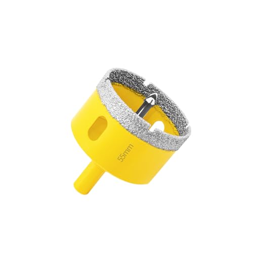 Aohhy 55mm Diamant Lochsäge mit Zentrierbohrer, Professionellen Diamant Fliesenbohrer für Glas, Fliesen, Porzellan, Keramik, Quarzit, Marmor von Aohhy