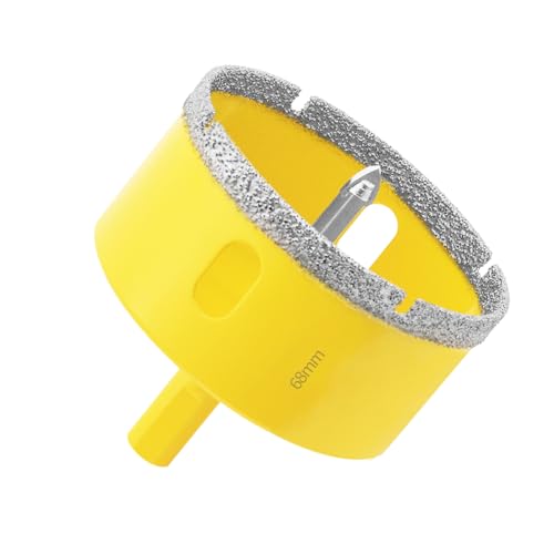 Aohhy 68mm Diamant Lochsäge mit Zentrierbohrer, Professionellen Diamant Fliesenbohrer für Glas, Fliesen, Porzellan, Keramik, Quarzit, Marmor von Aohhy