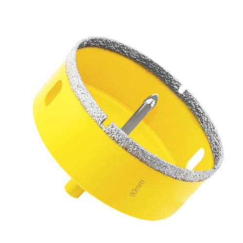 Aohhy 90mm Diamant Lochsäge mit Zentrierbohrer, Professionellen Diamant Fliesenbohrer für Glas, Fliesen, Porzellan, Keramik, Quarzit, Marmor von Aohhy