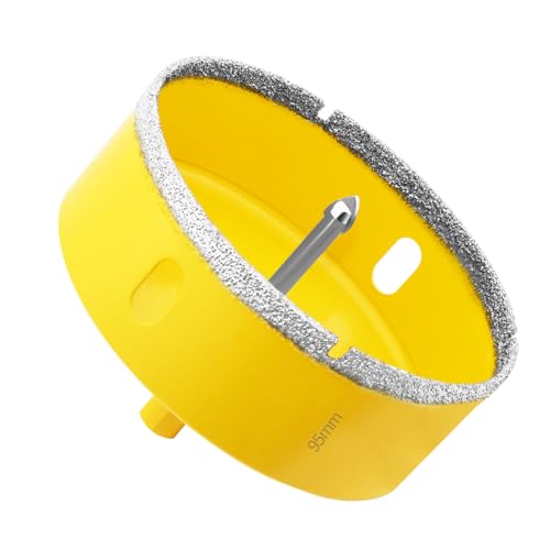 Aohhy 95mm Diamant Lochsäge mit Zentrierbohrer, Professionellen Diamant Fliesenbohrer für Glas, Fliesen, Porzellan, Keramik, Quarzit, Marmor von Aohhy