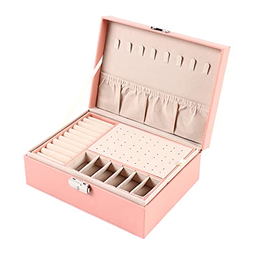 Aohuada Schmuckkästchen Schmuckaufbewahrung Schmuckschatulle Schmuck Organizer Jewelry Box Aufbewahrung Damen Ohrringe Schmuckdose 23x17x9cm Aohuada Schmuckkästchen Schmuckaufbewahrung Schmuckschatulle Schmuck Organizer Jewelry Box Aufbewahrung Damen Ohrringe Schmuckdose 23x17x9cm von Aohuada