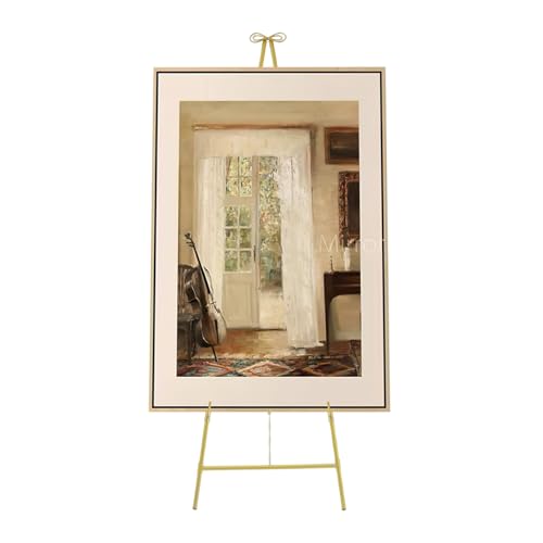 Display Staffelei Stand große Boden Standing Staffelei für Hochzeit Easel metal poster Gold 54.5 * 54.5 * 156.5cm Display Staffelei Stand große Boden Standing Staffelei für Hochzeit Easel metal poster Gold 54.5 * 54.5 * 156.5cm von Aohuada