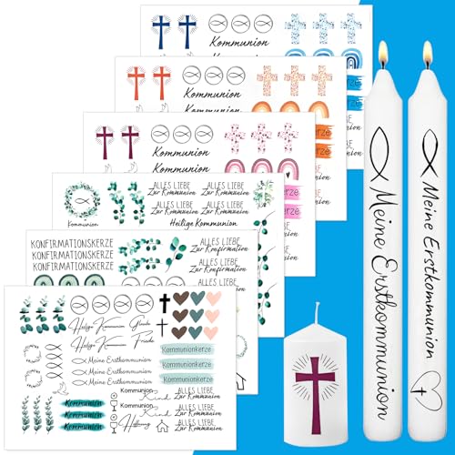 Kerzen tattoos Kommunion,6 Stück A5 KerzentattooWasserschiebefolie,Konfirmation Kerzenfolie,Konfirmation Kerzen Tattoo Folie,zur Konfirmation, Kommunion oder Taufe Kerzen tattoos Kommunion,6 Stück A5 KerzentattooWasserschiebefolie,Konfirmation Kerzenfolie,Konfirmation Kerzen Tattoo Folie,zur Konfirmation, Kommunion oder Taufe von Aoiuenok