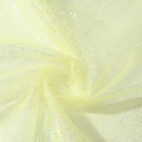 1,5 m x 1 m glitzernder weißer Tüll-Mesh-Stoff mit Laserdraht, glitzernd, glitzerndes Material, Netzstoff für Bühnenauftritte, Kostüme 1,5 m x 1 m glitzernder weißer Tüll-Mesh-Stoff mit Laserdraht, glitzernd, glitzerndes Material, Netzstoff für Bühnenauftritte, Kostüme von Aoktorkit