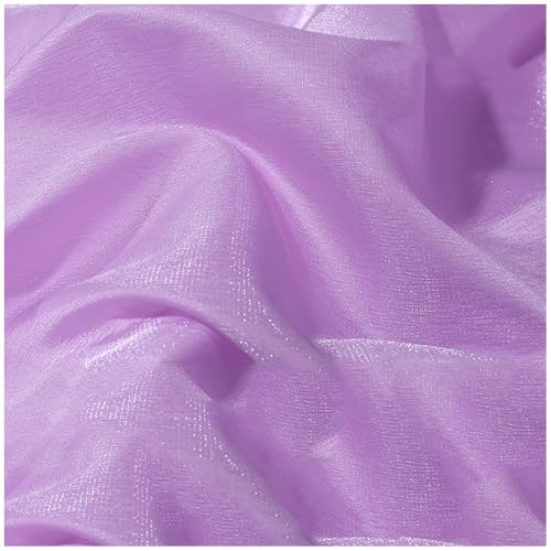 1,5 m x 1 m schimmernder Organza-Stoff, violetter Kristall-Organza-Polyester-Stoff, durchscheinendes glitzerndes Material für Bühnenkostüm, Performance-Kostüm 1,5 m x 1 m schimmernder Organza-Stoff, violetter Kristall-Organza-Polyester-Stoff, durchscheinendes glitzerndes Material für Bühnenkostüm, Performance-Kostüm von Aoktorkit